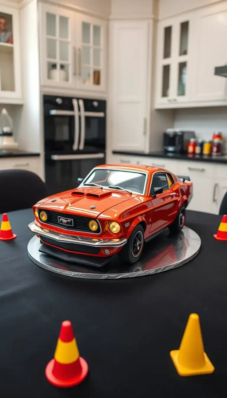 classic car cake