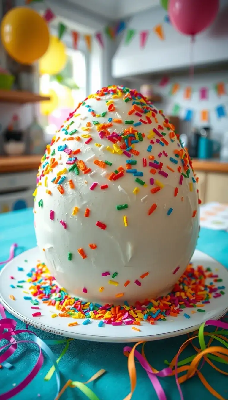 confetti egg cake