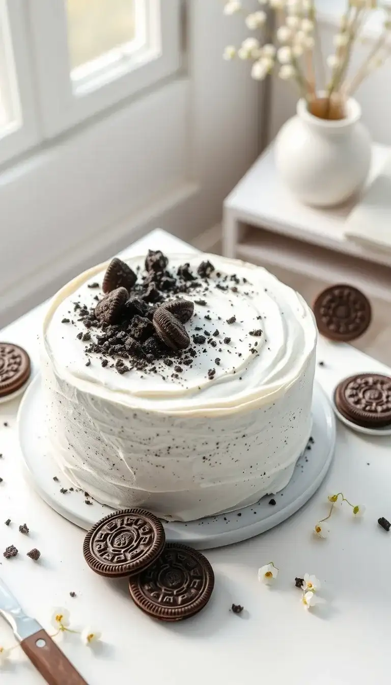 cookies and cream mousse cake