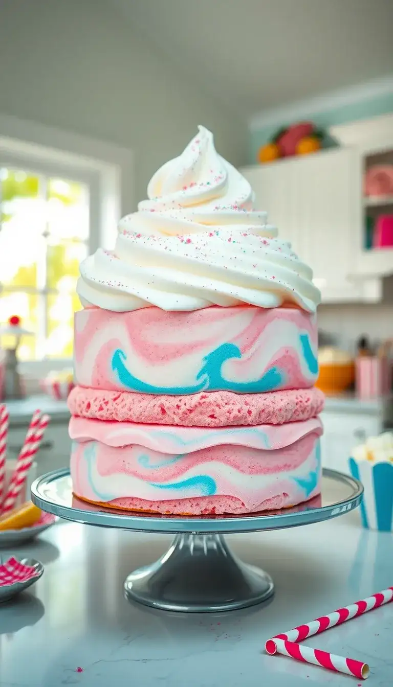 cotton candy dream cake