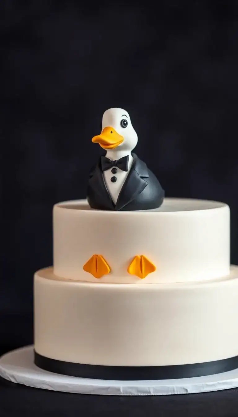 Dapper Duck Groom’s Cake2.webp