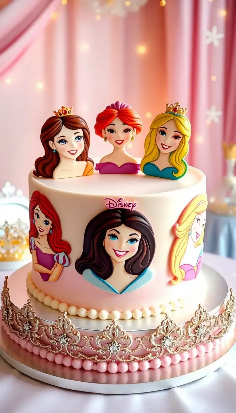 Disney Princesses Portrait Cake1.webp