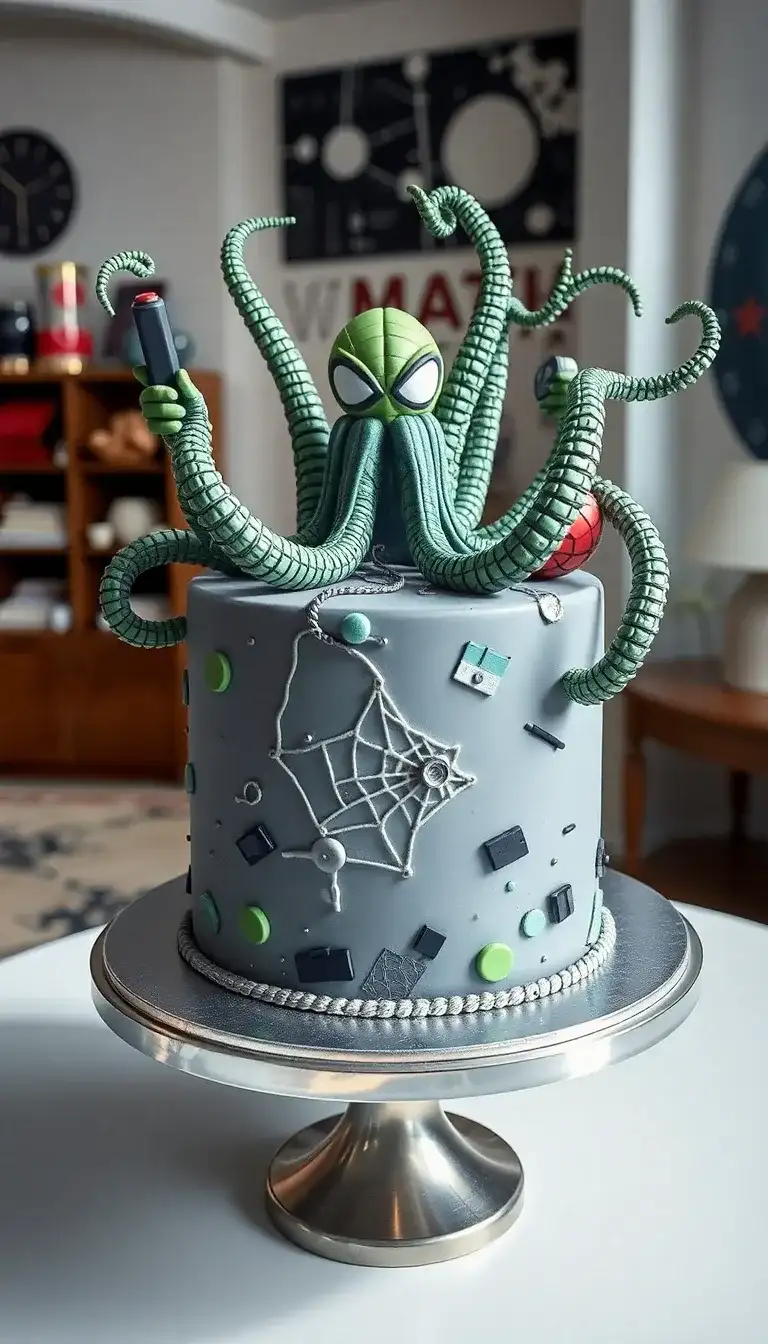 Doc Ock Tentacle Cake1.webp