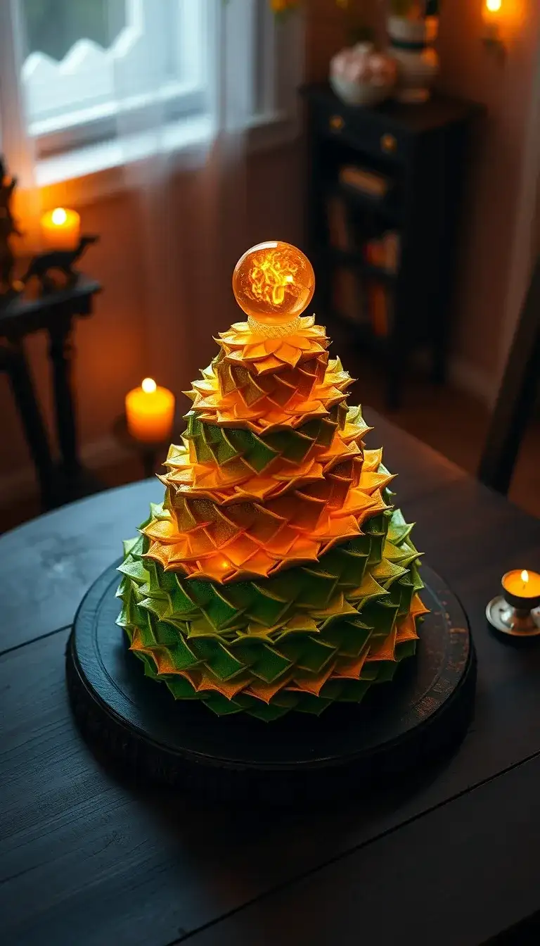 dragon shenron spiral cake