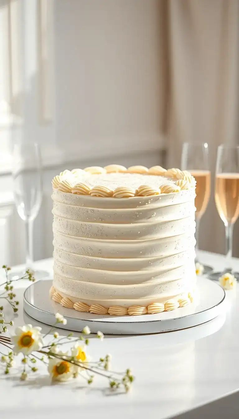 elderflower champagne cake