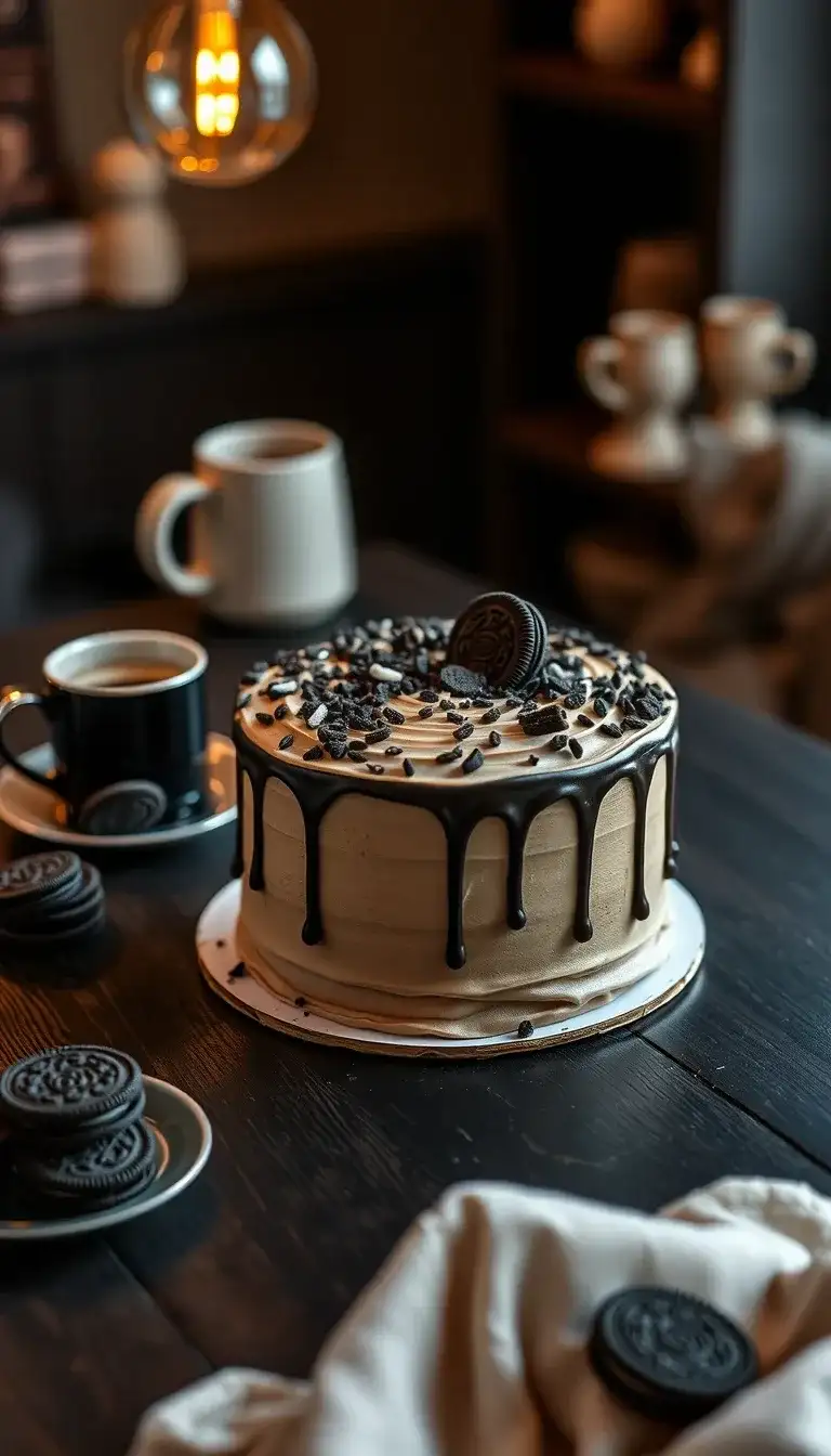 espresso oreo cake