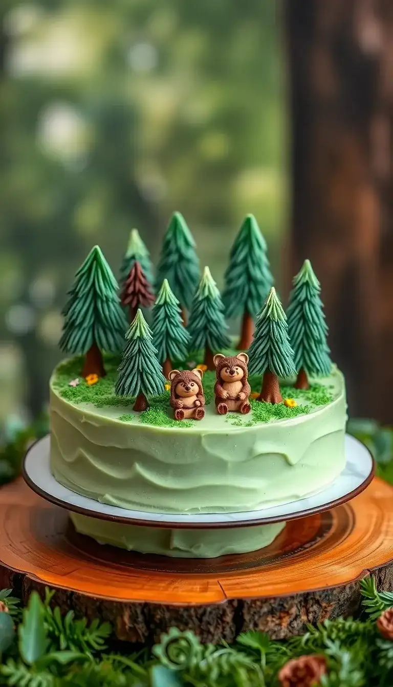 Ewok Forest Cake2.webp