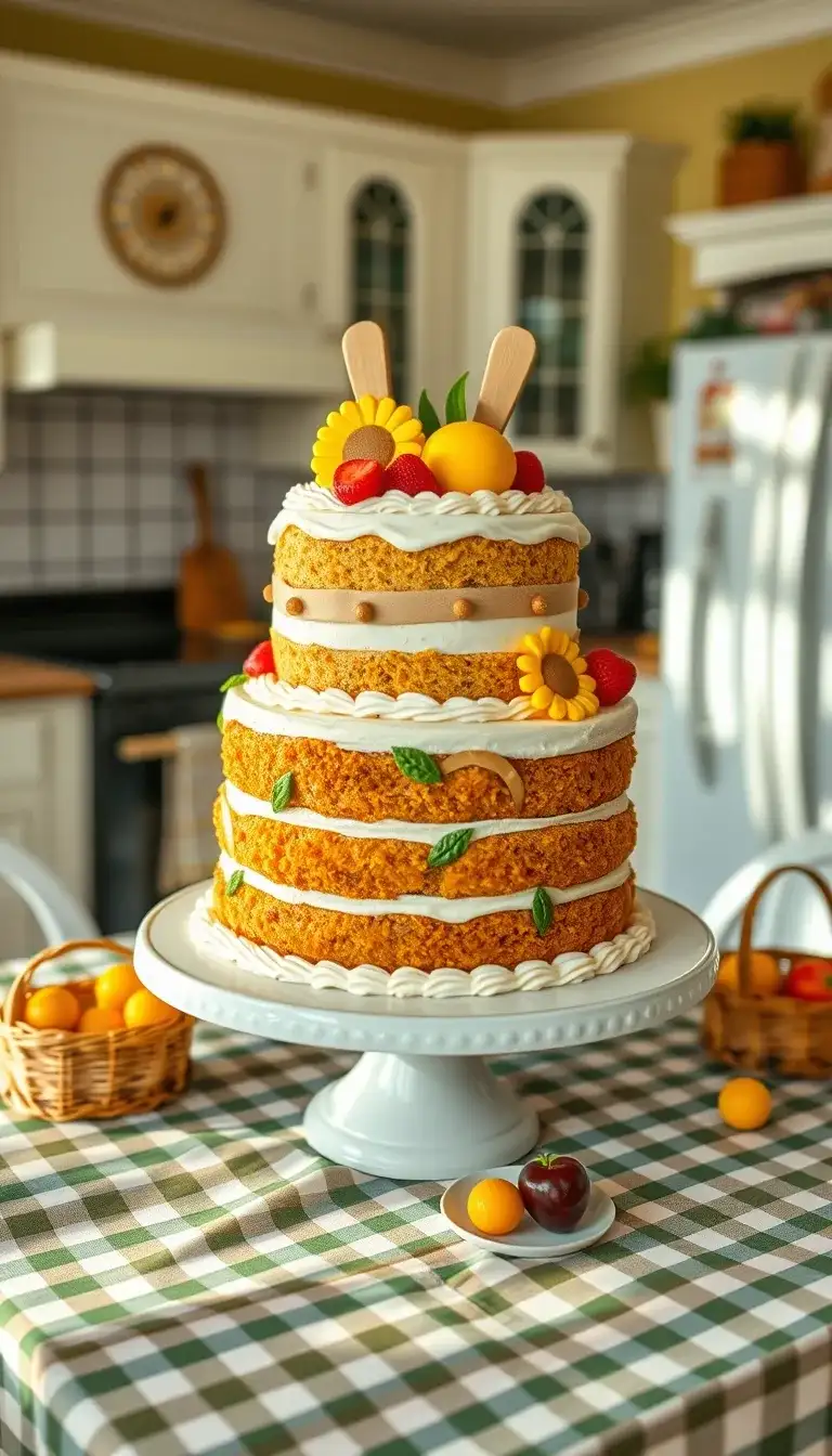 family picnic cake