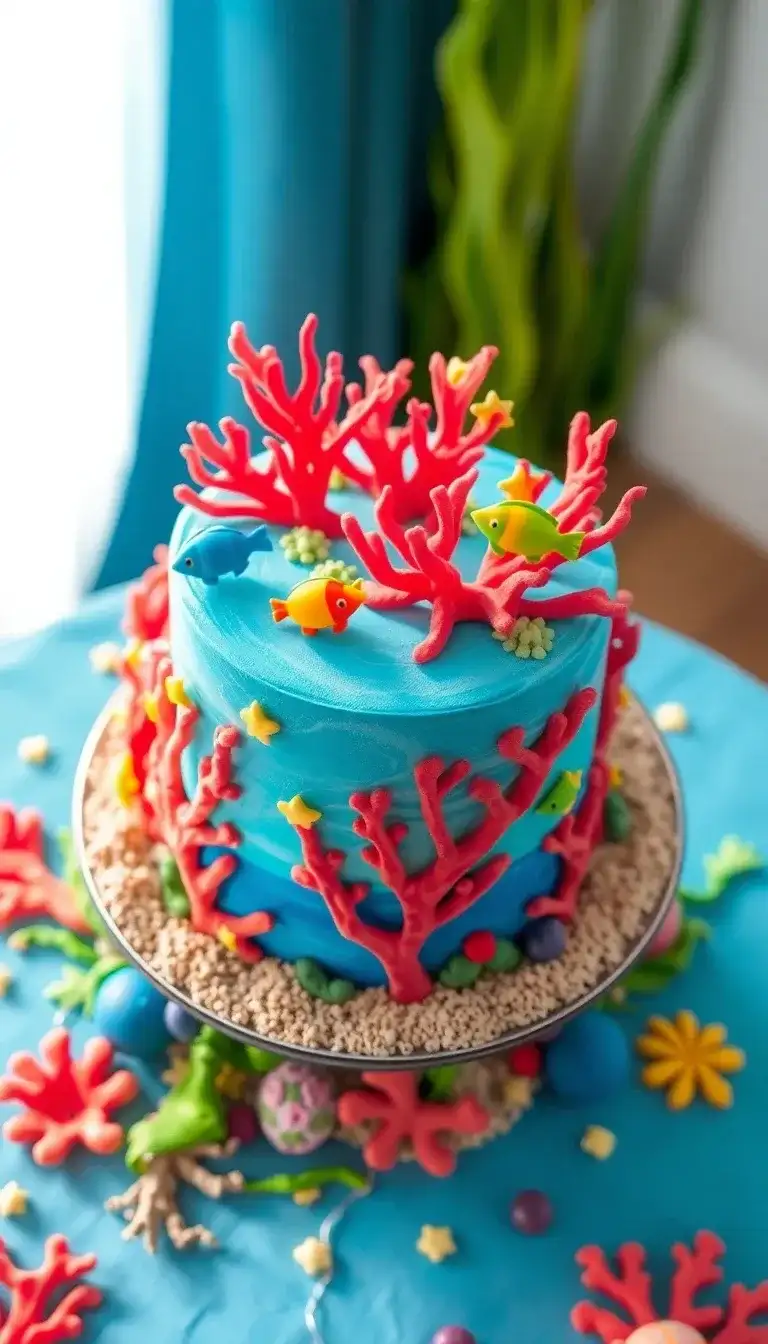 Finding Nemo Coral Reef Cake1.webp