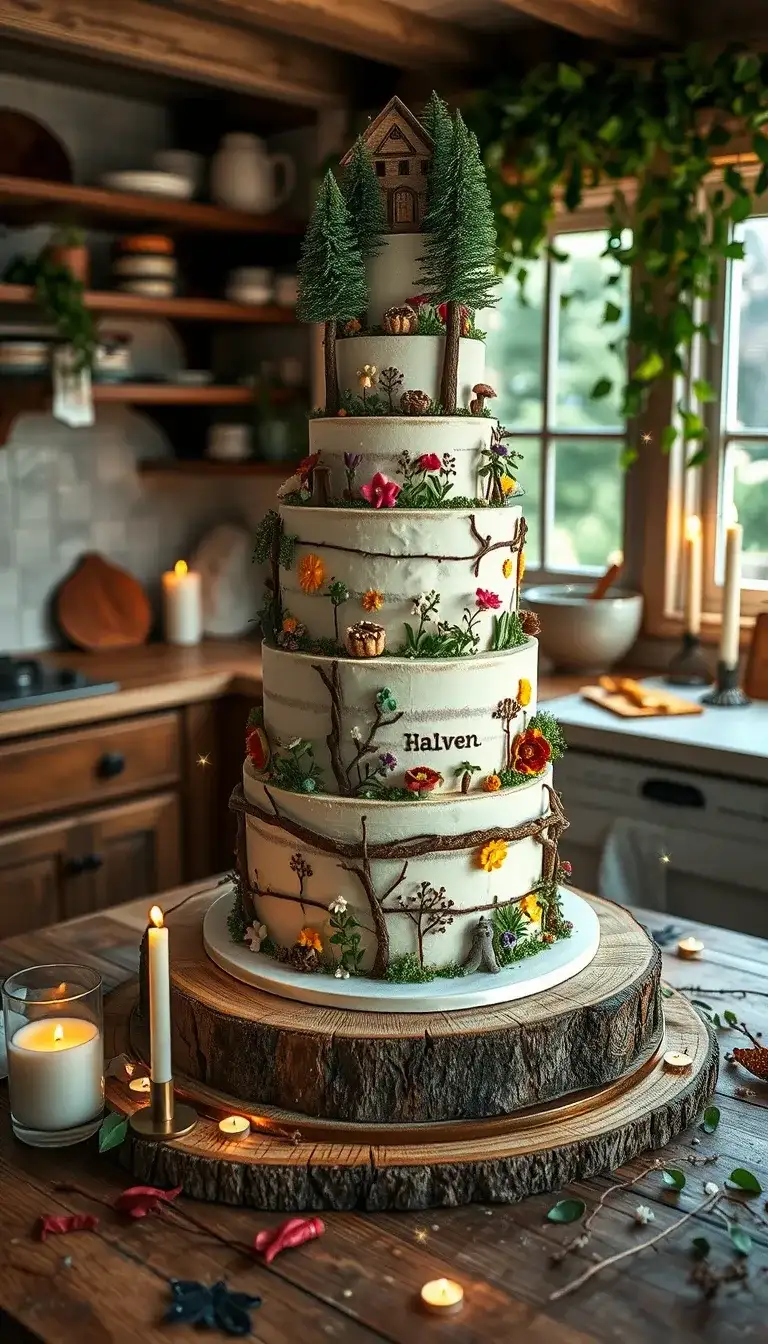 folklore forest cake