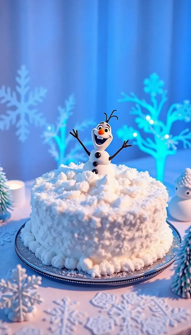 Frozen Olaf’s Winter Wonderland Cake1.webp