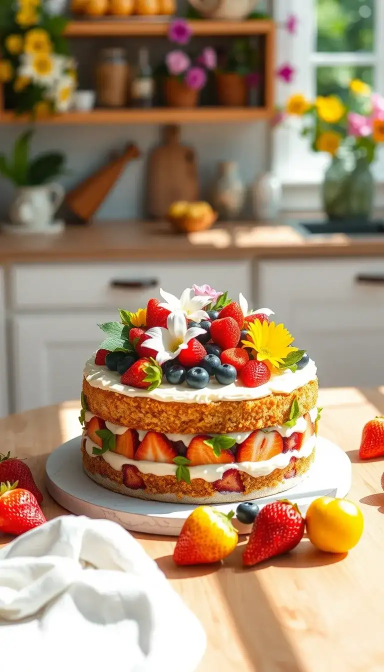 fruit and floral medley