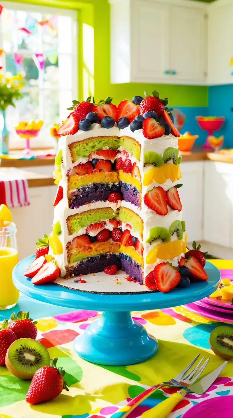 Fun Fruity Cake