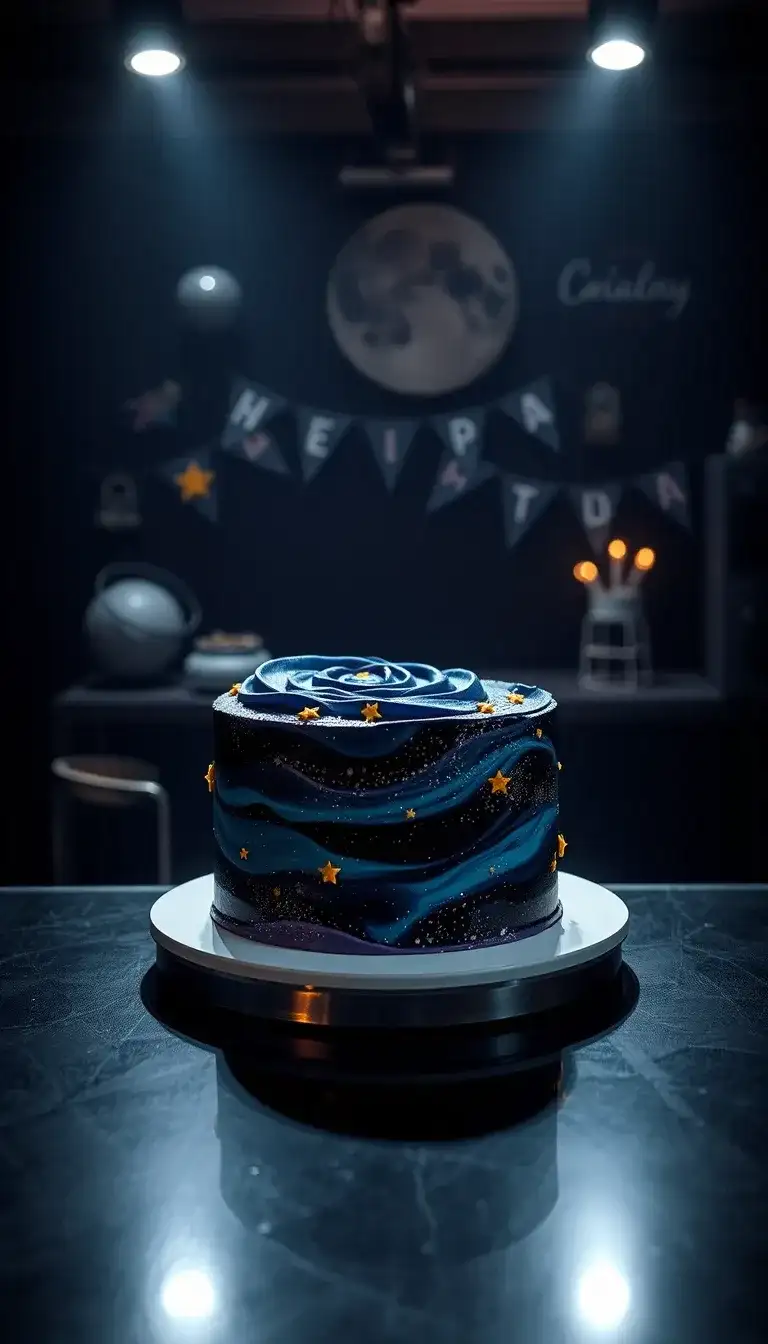 galaxy cake