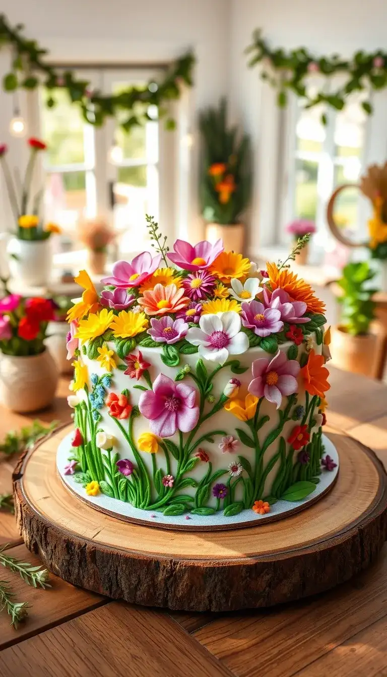 garden party cake