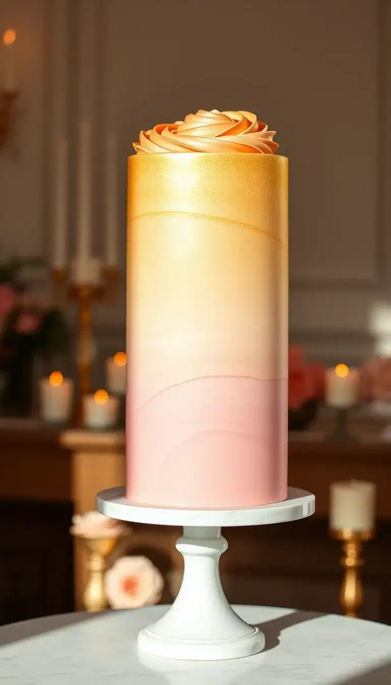 golden ombre elegance