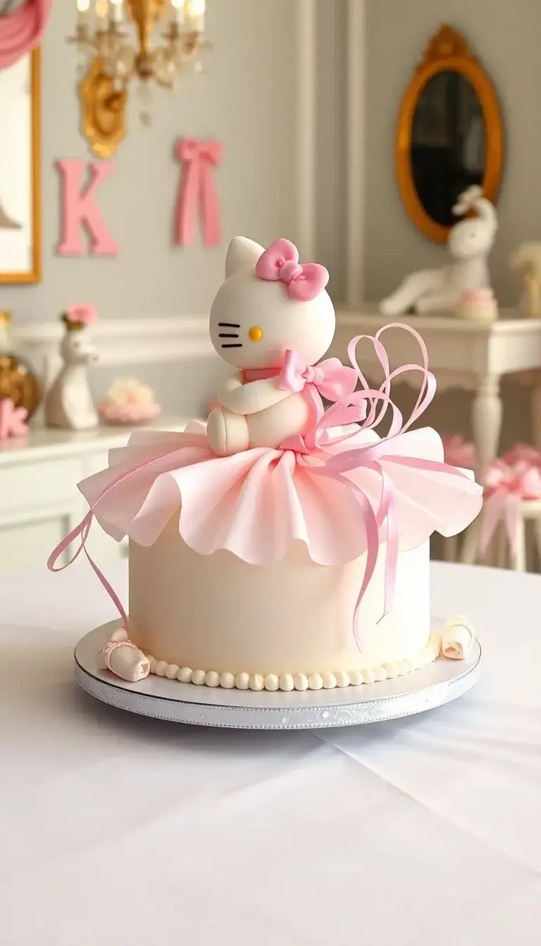 Hello Kitty Ballerina Cake1.webp