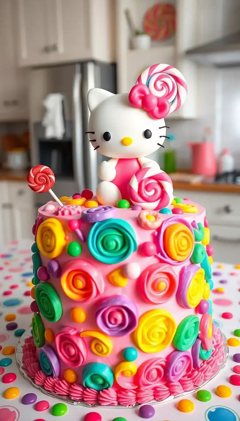 Hello Kitty Candyland Cake1.webp