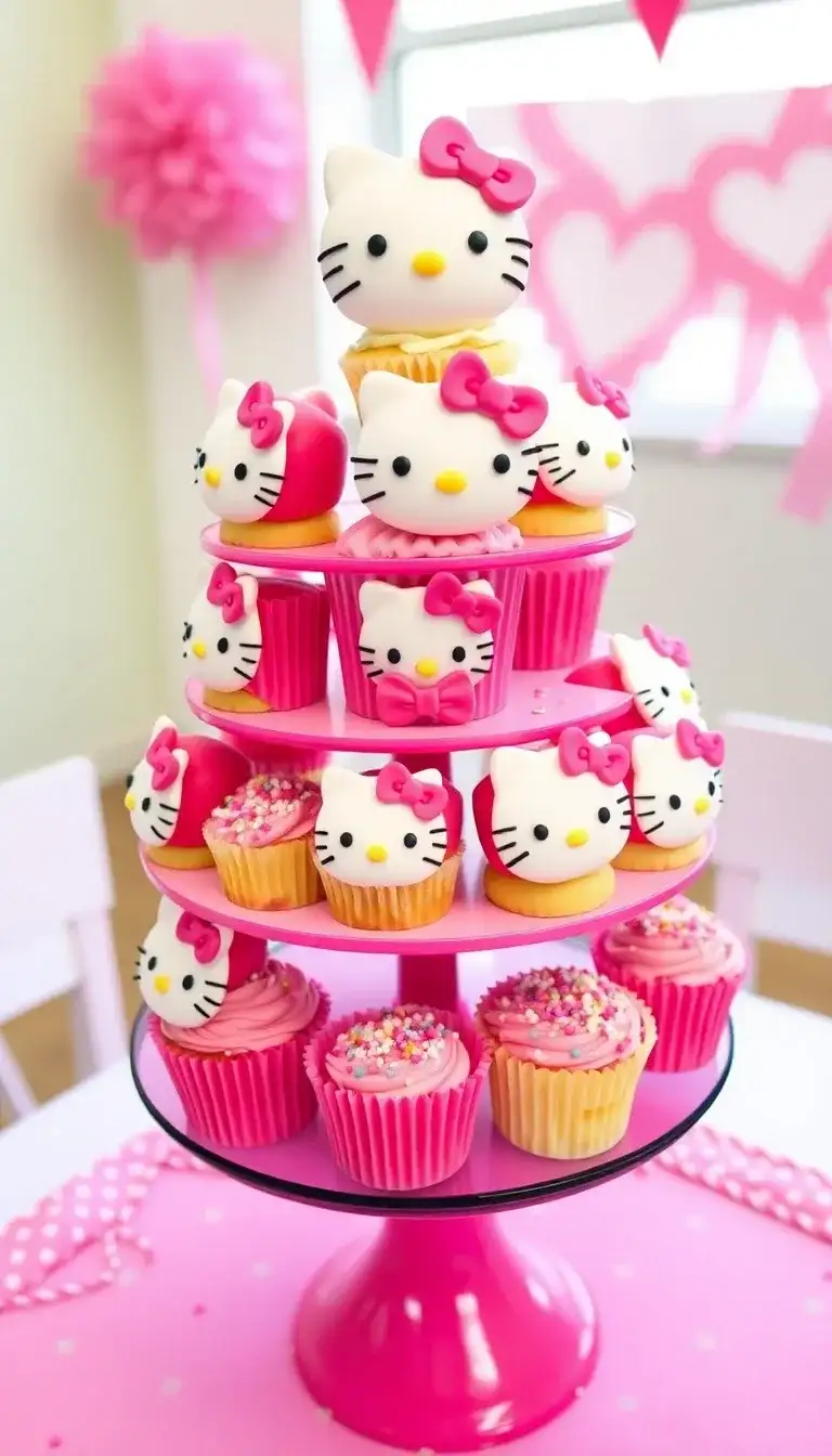 Hello Kitty Cupcake Tower2.webp