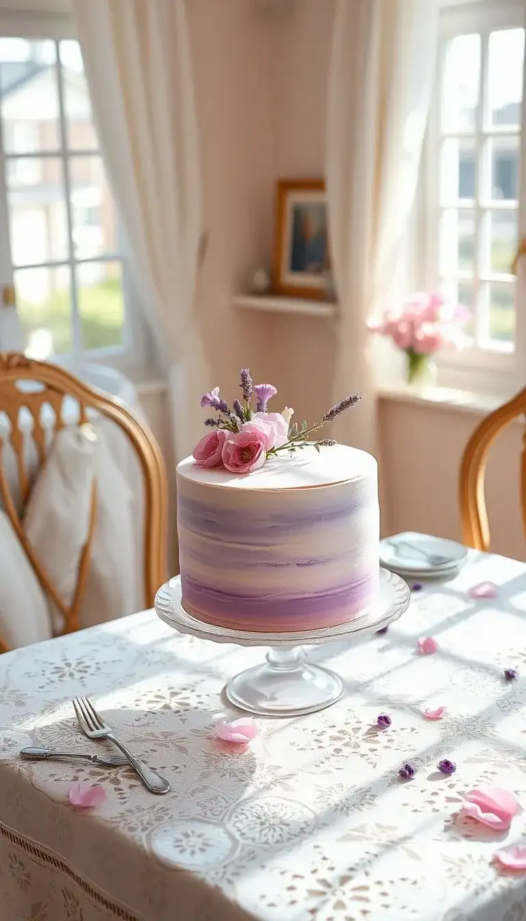 hibiscus lavender cake