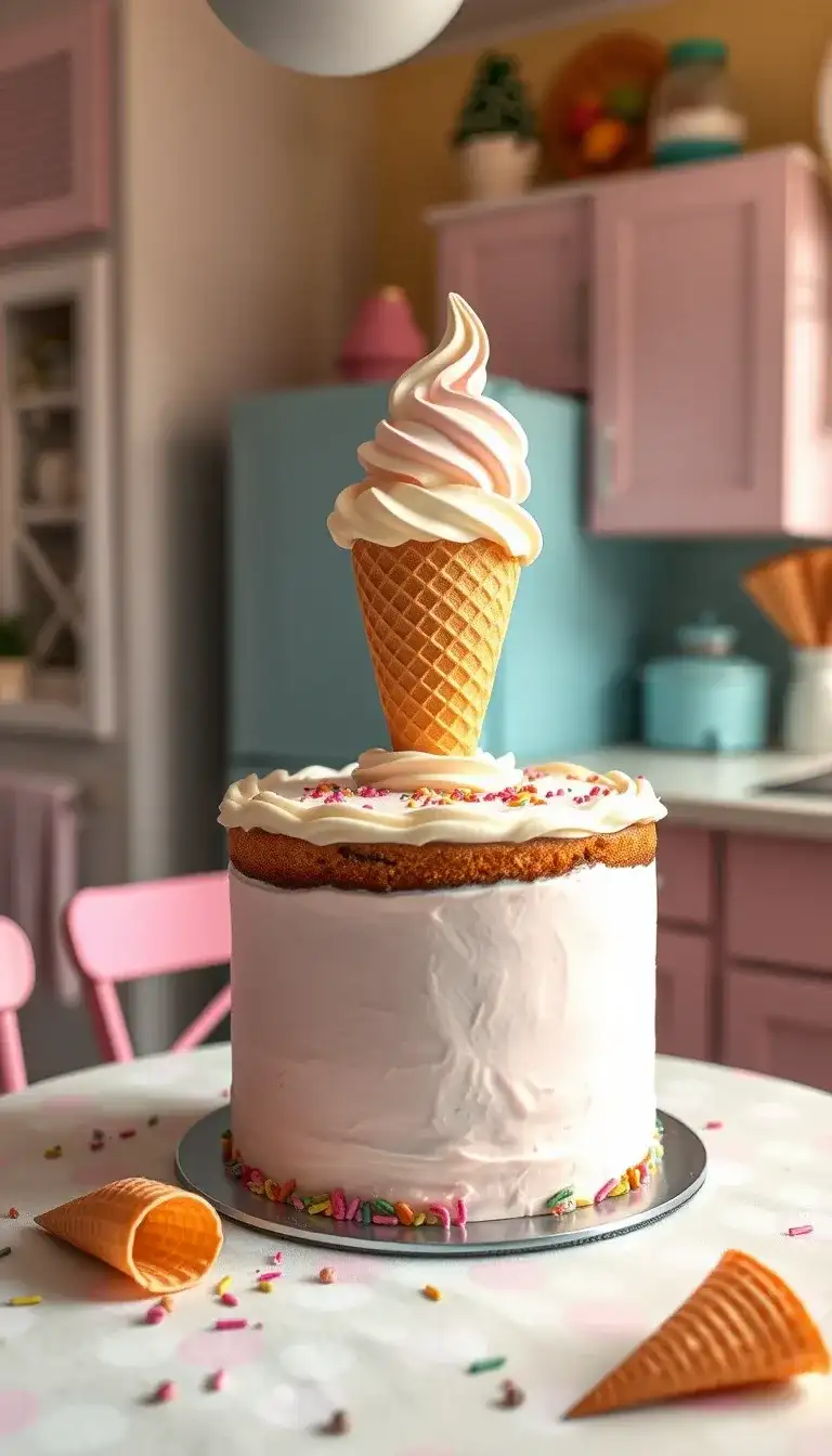 ice cream cone topper