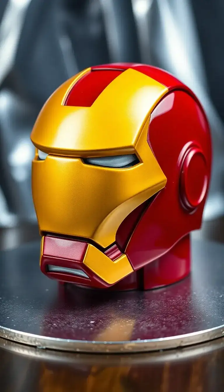Iron Man Helmet Cake2.webp