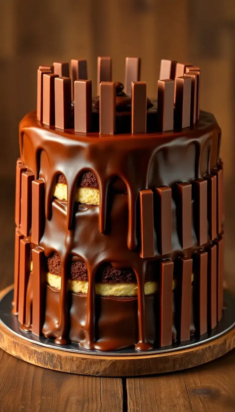 KitKat Chocolate Tower Cake1.webp