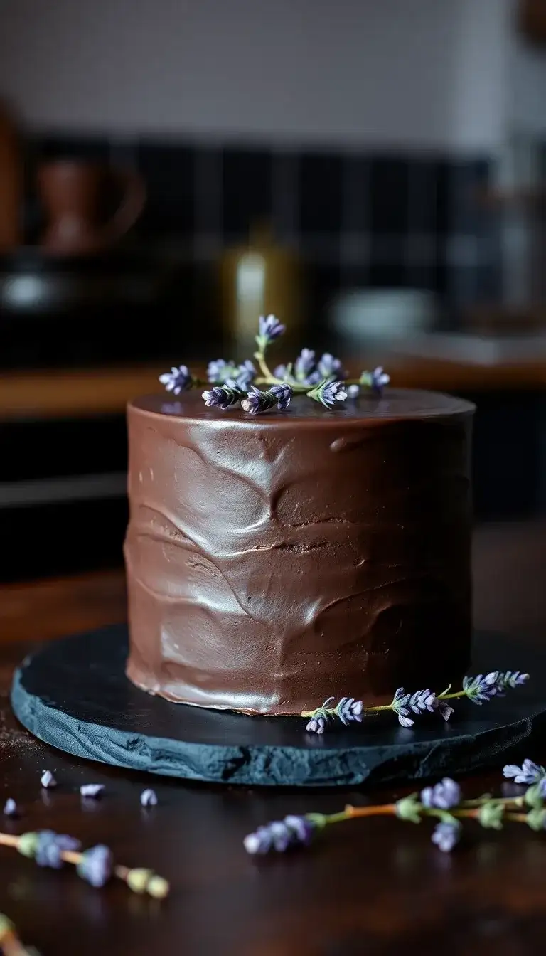 Lavender Chocolate Ganache Cake1.webp