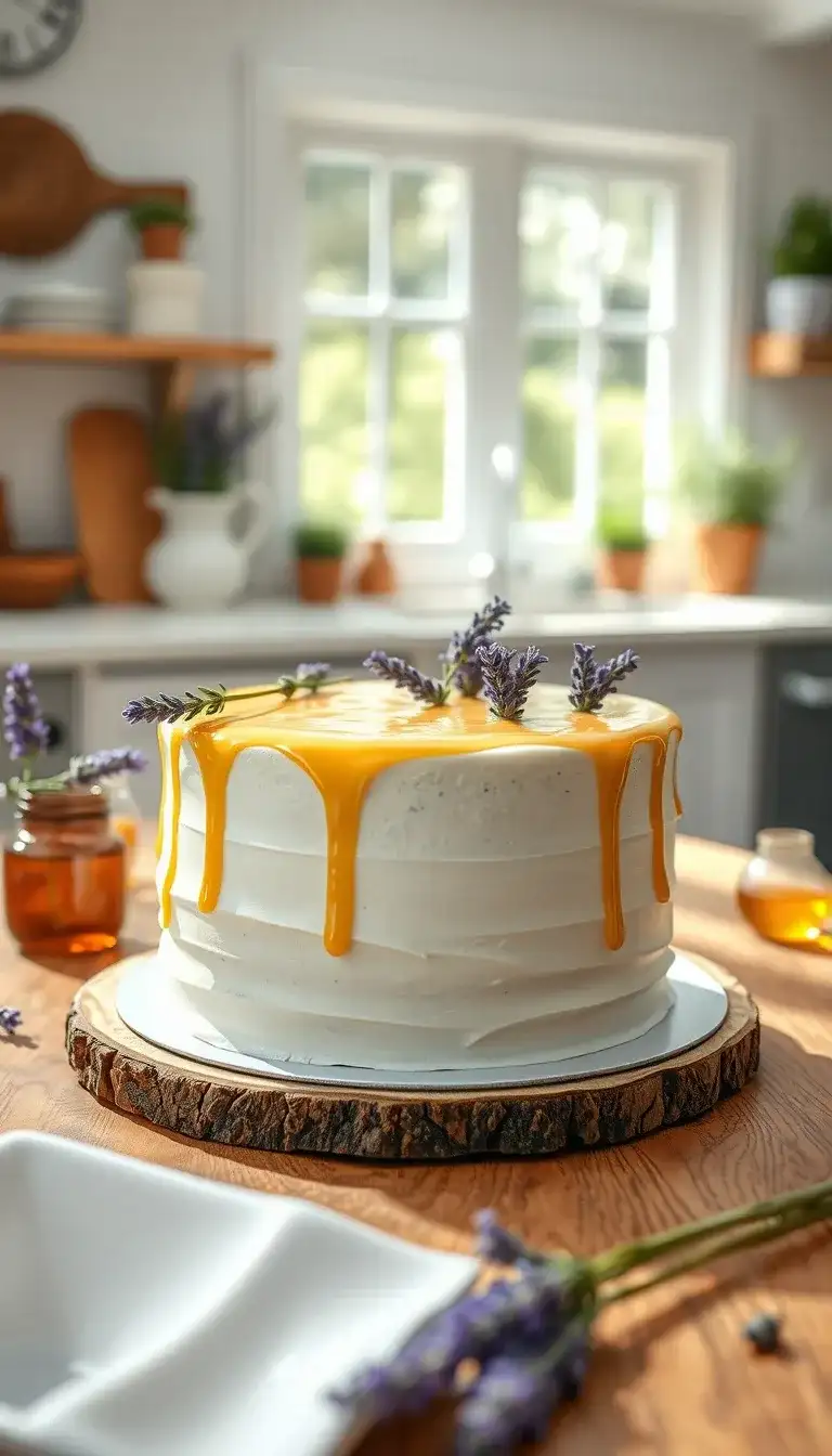 Lavender Honey Cake