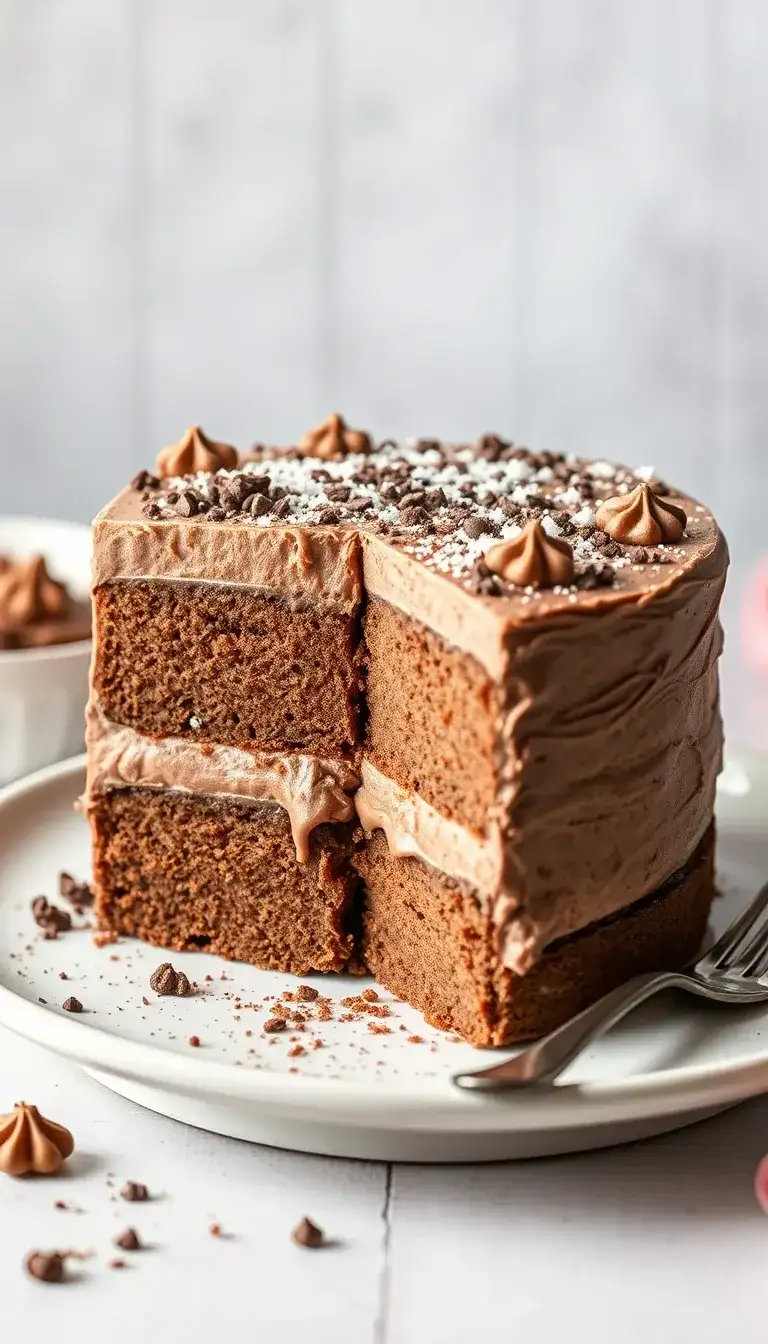 lavish chocolate mousse cake
