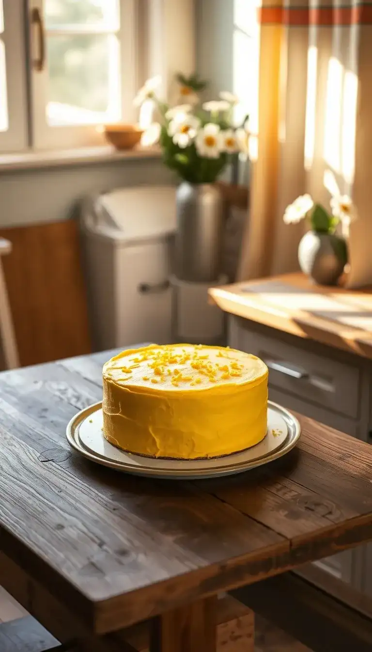 lemon sunshine cake