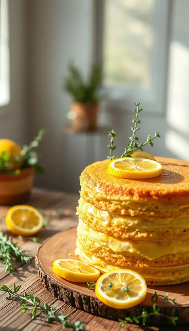 lemon thyme olive oil cake