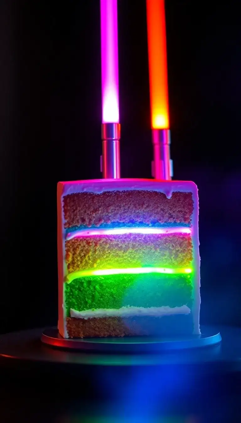 Lightsaber Layers Cake1.webp