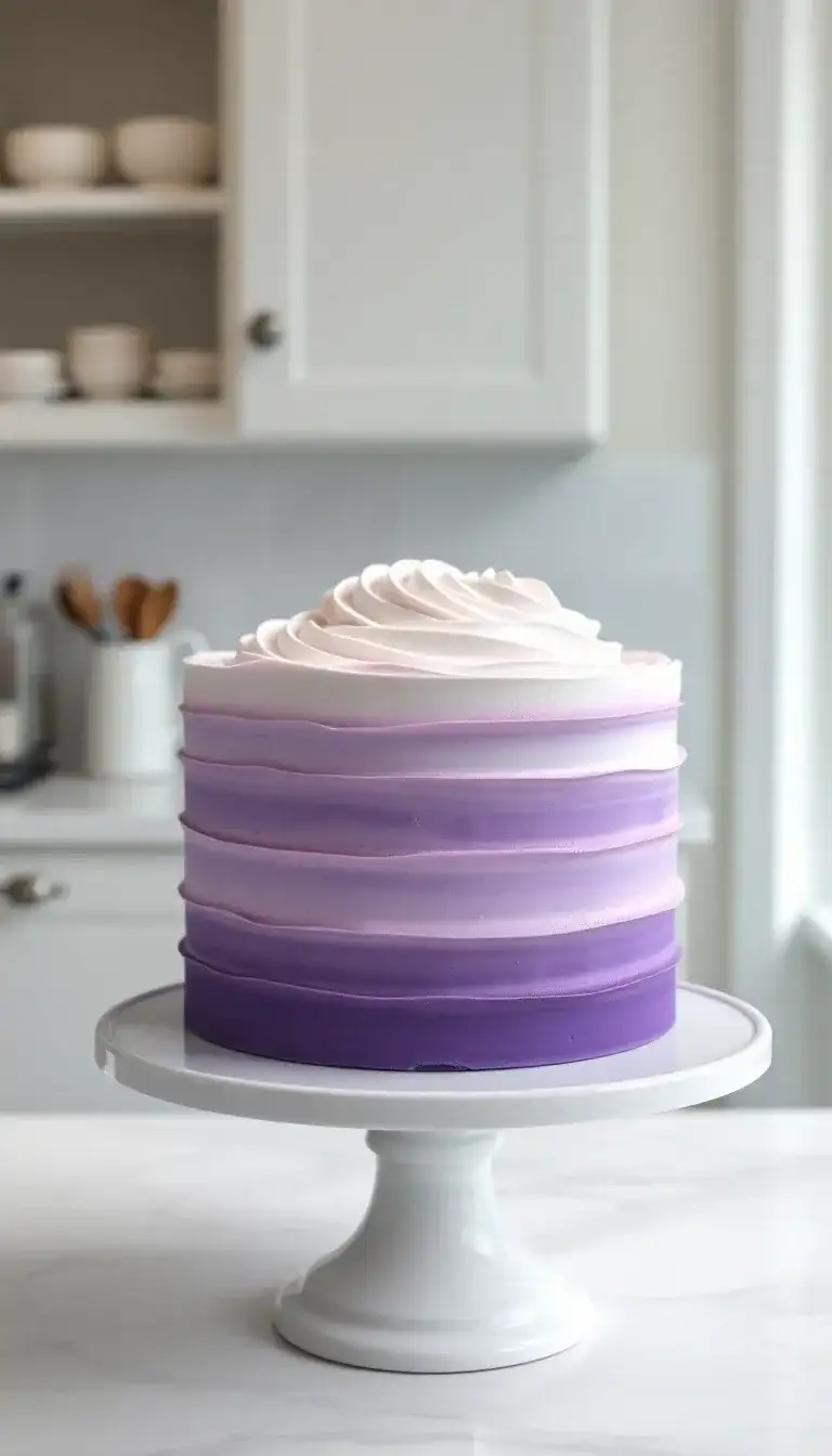 Lilac Ombre Buttercream Cake1.webp