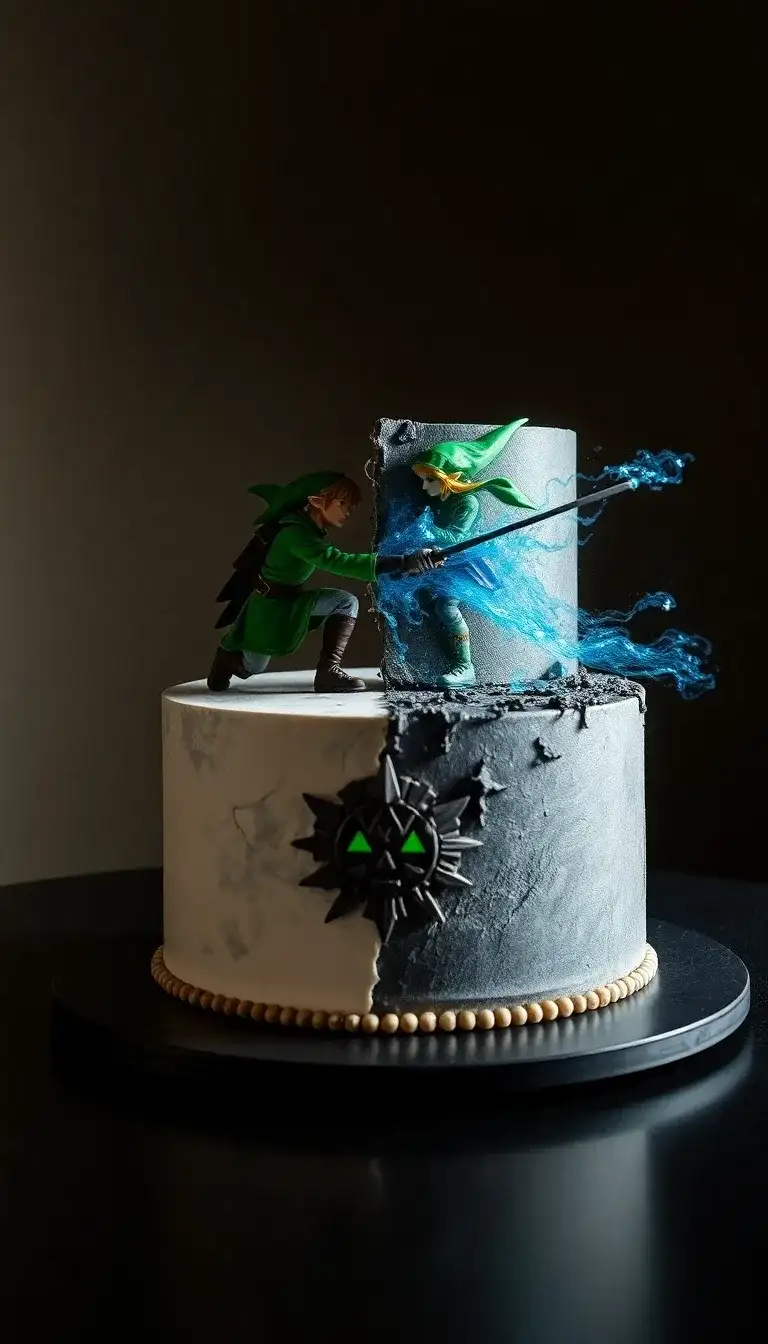Link vs. Dark Link Duel Cake2.webp