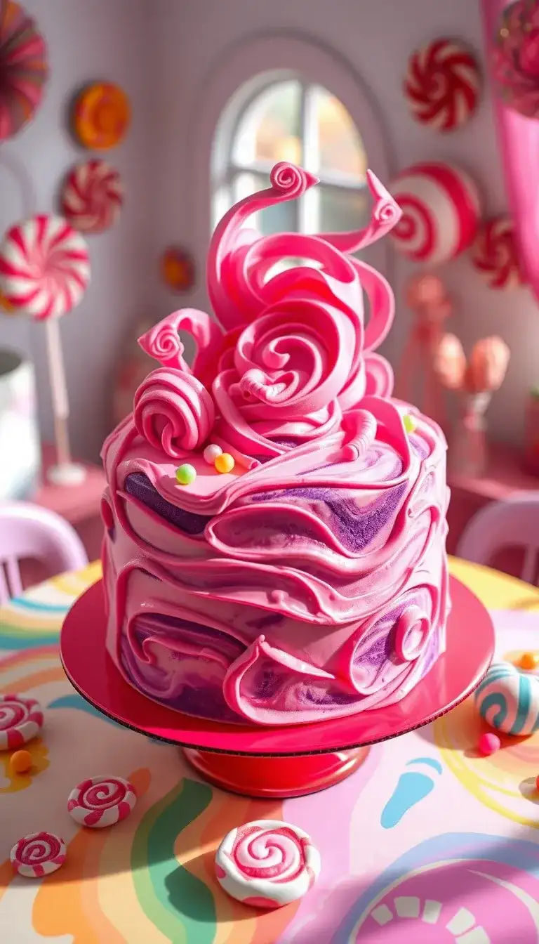 majin buu candy planet cake