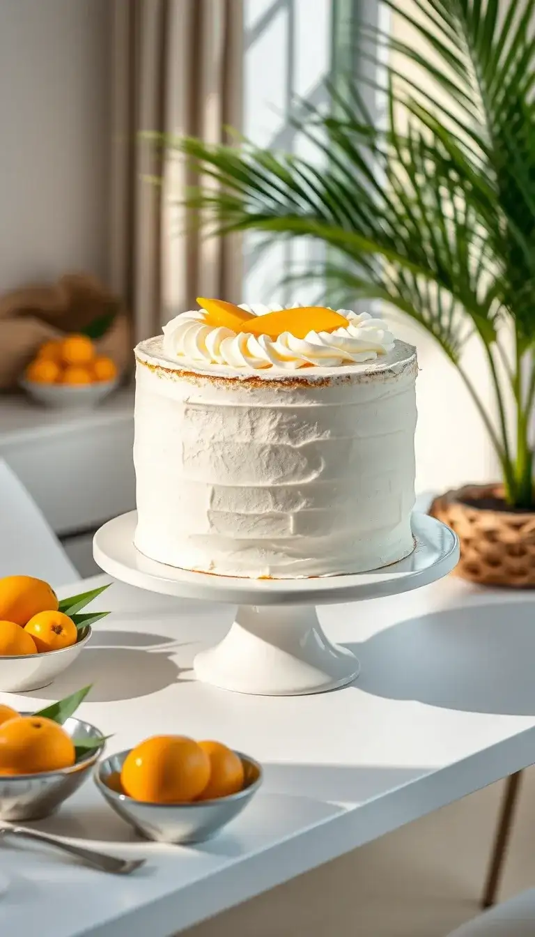 mango coconut layered delight