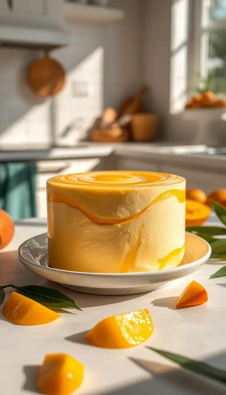 mango mousse cake