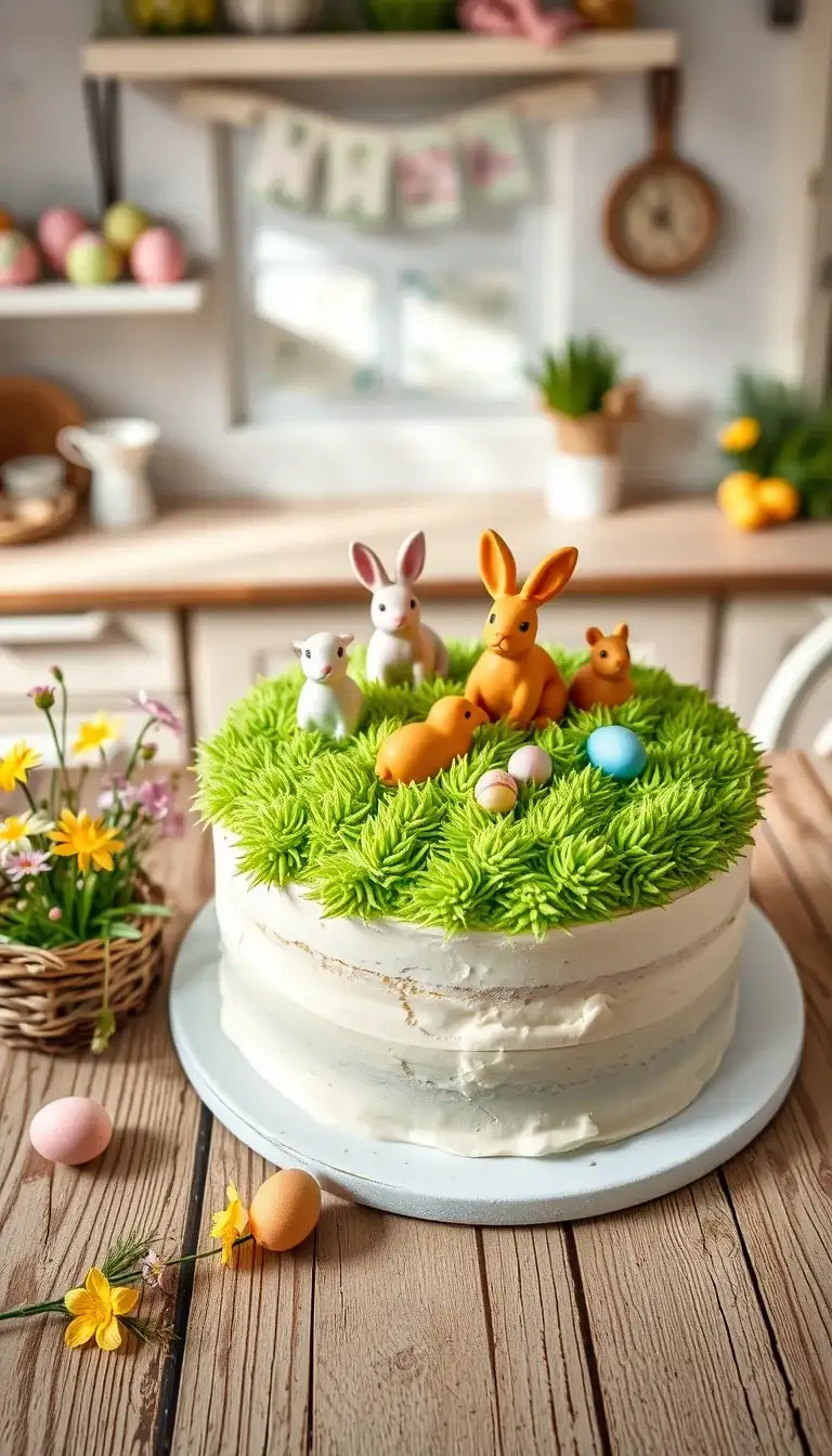 marzipan animal cake