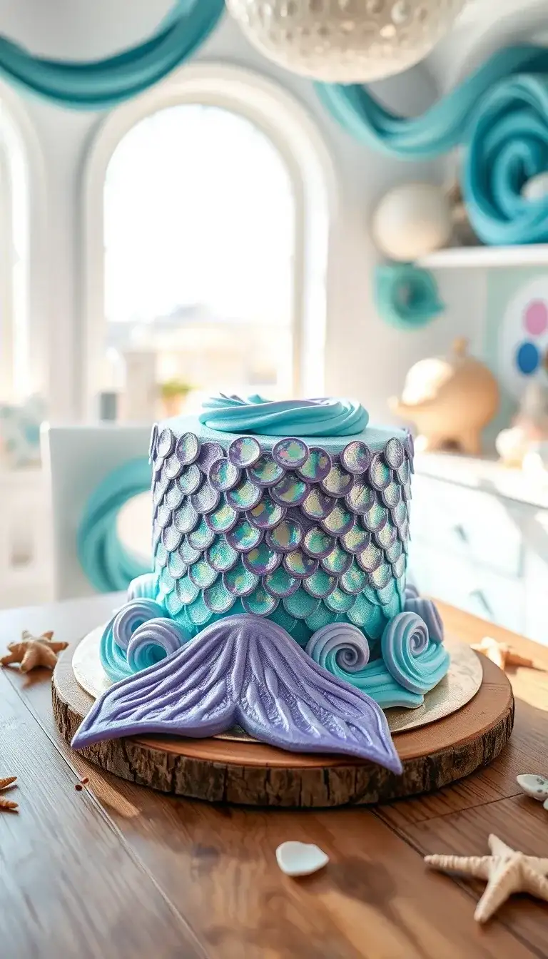 mermaid tail cake