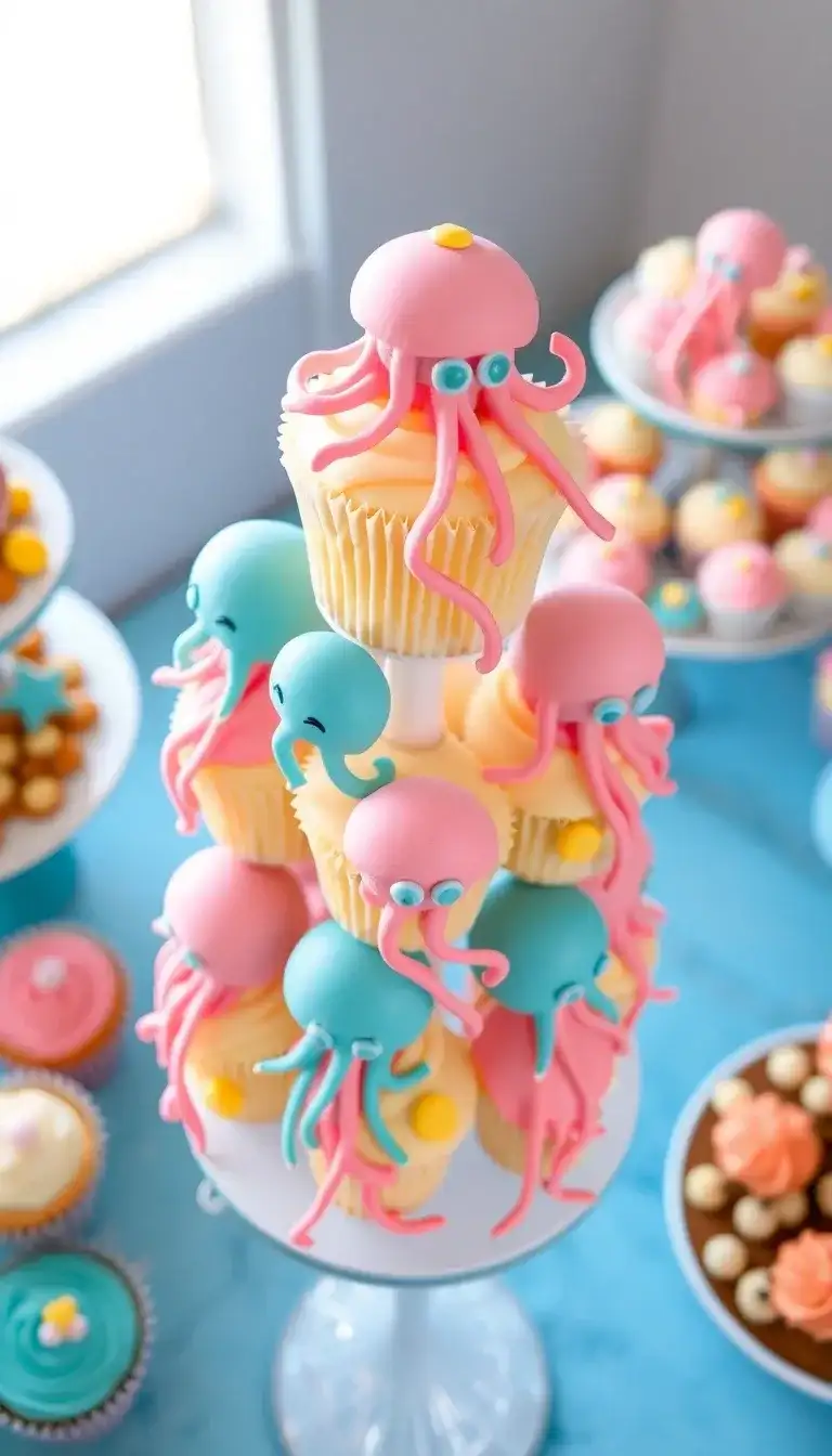 Miniature Jellyfish Cupcake Towers2.webp