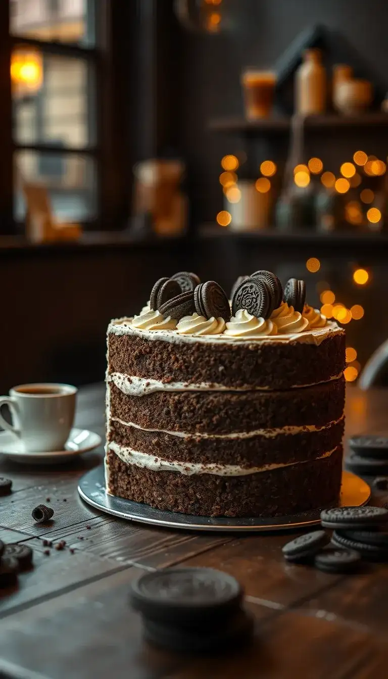 mocha oreo delight cake