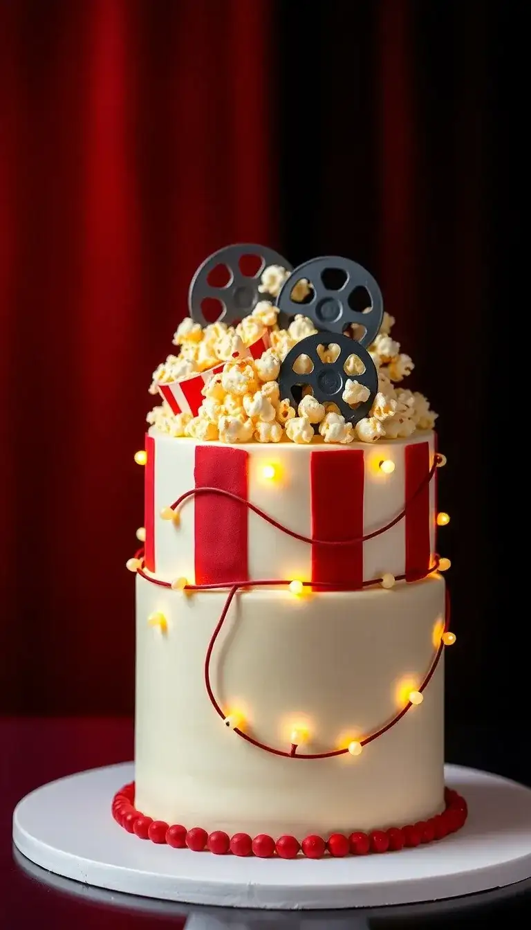 Movie Night Themed Cake1.webp