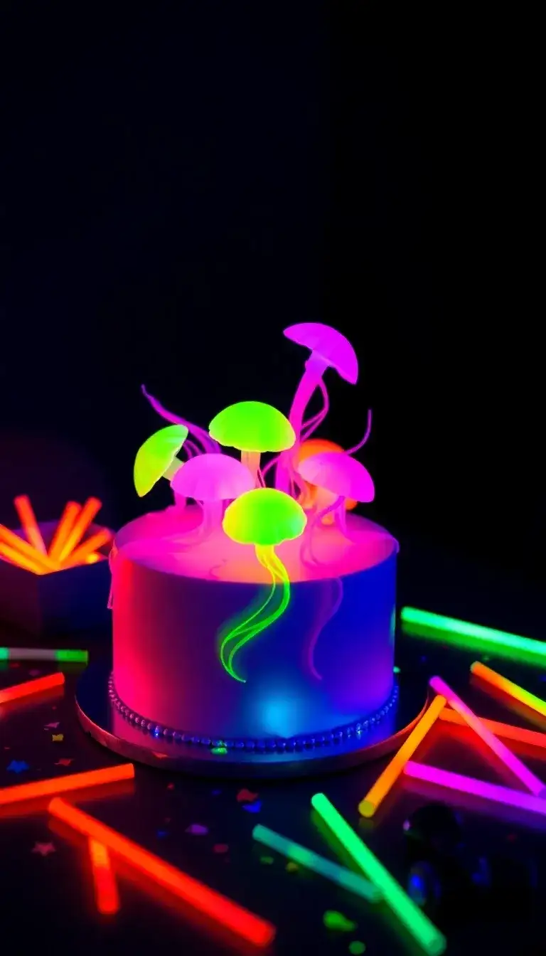 Neon Glow-In-The-Dark Jellyfish Cake1.webp