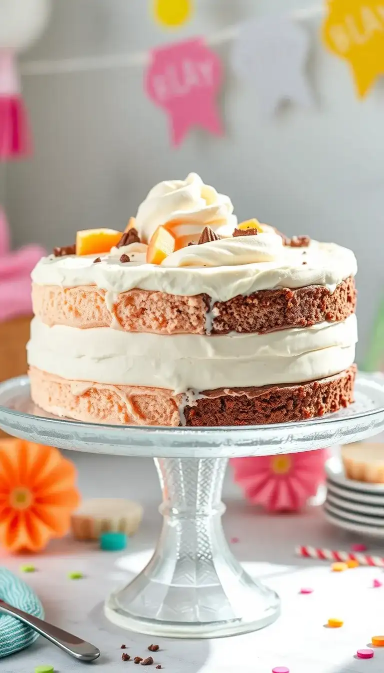 ombre ice cream cake