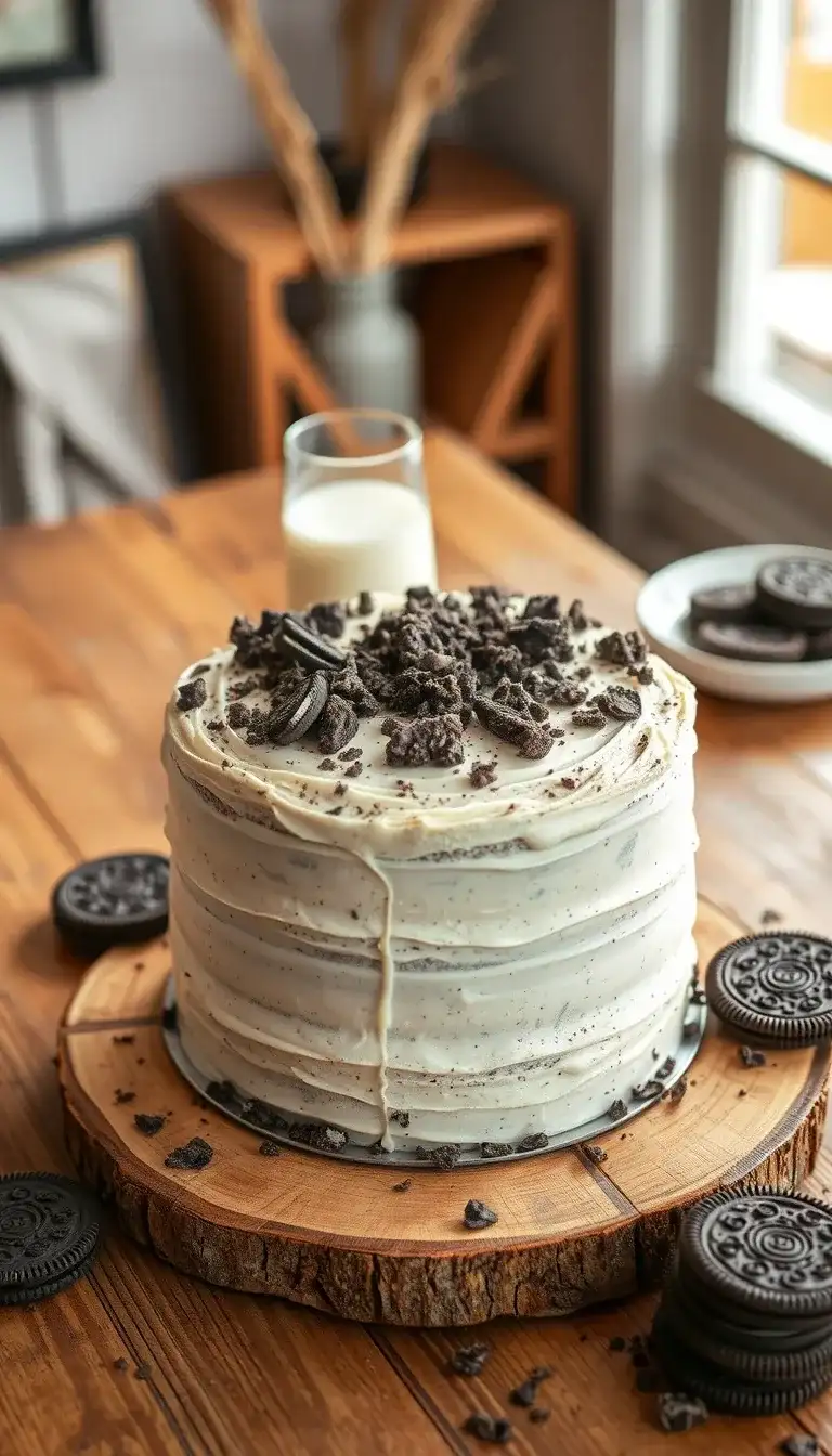 oreo cookie dough cake