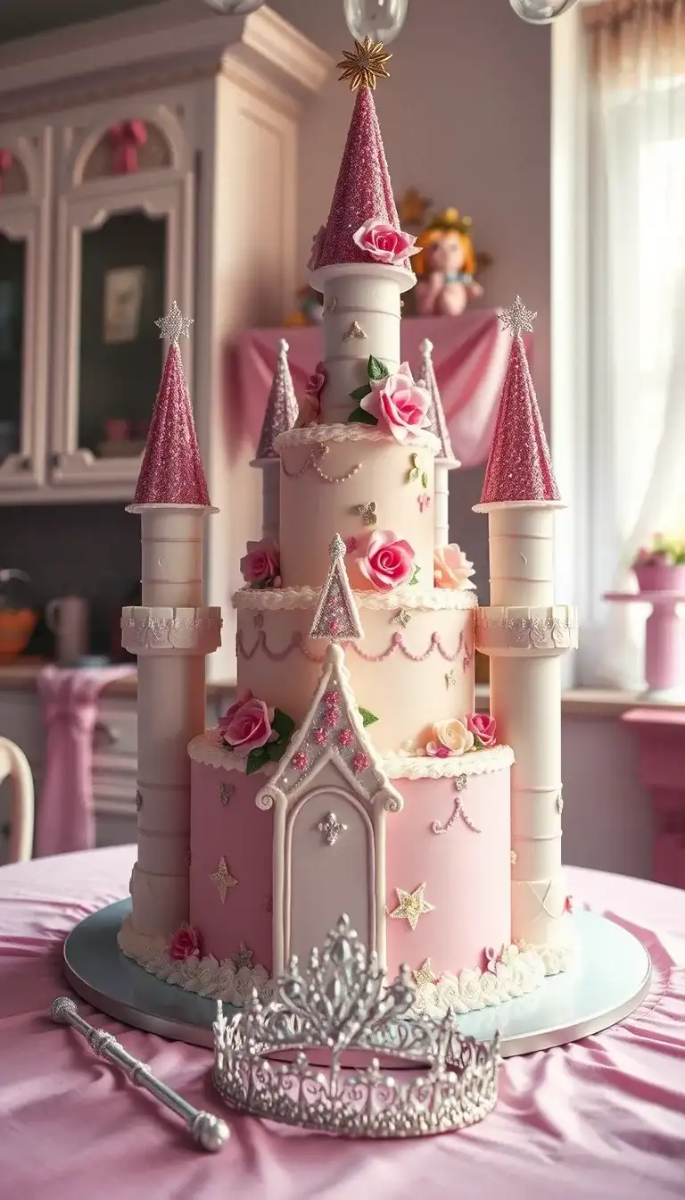 princess castle cake