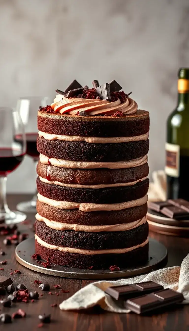 red wine chocolate fusion