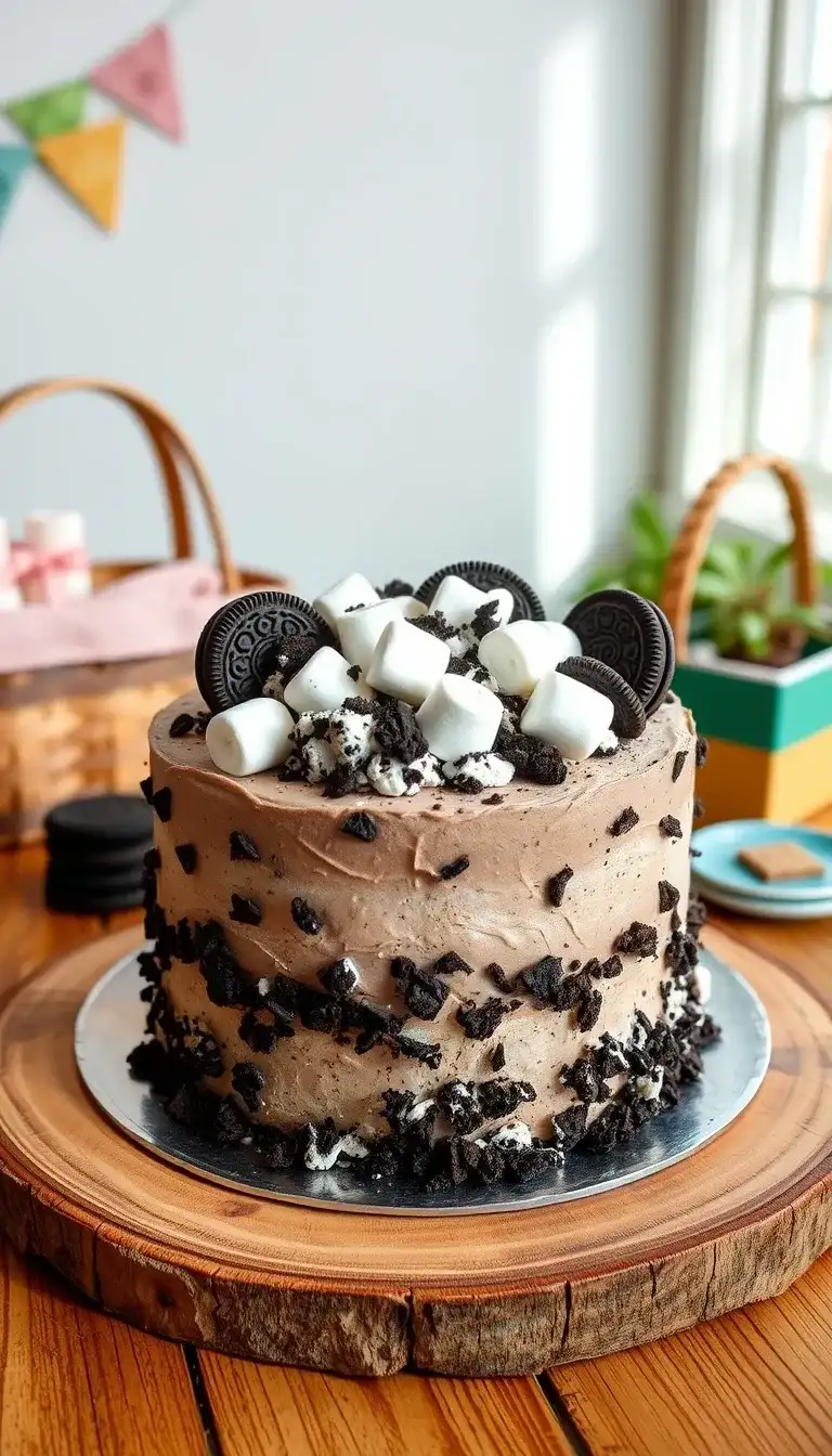 rocky road oreo cake