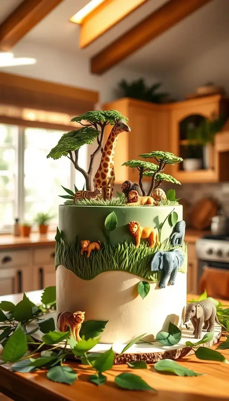 safari adventure cake